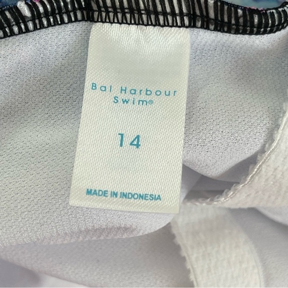 Bal Harbour Women’s Plus Swim Top Tankini size 14 - Picture 4 of 9